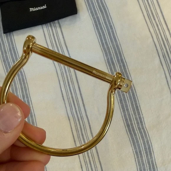 Miansai Gold Screw Cuff Bracelet - Picture 4 of 4